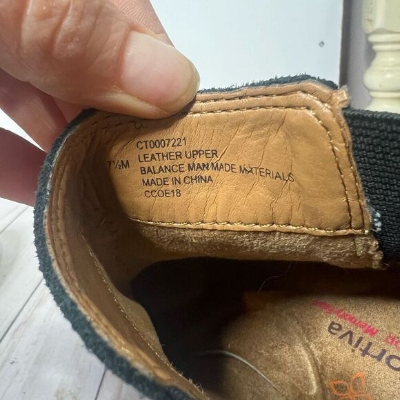 Comfortiva Black Suede Ankle Boots - Picture 7 of 8